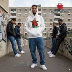 Sweat Maroc drapeau à capuche