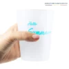 Gobelet plastique personnalisé réutilisable écologique en PP