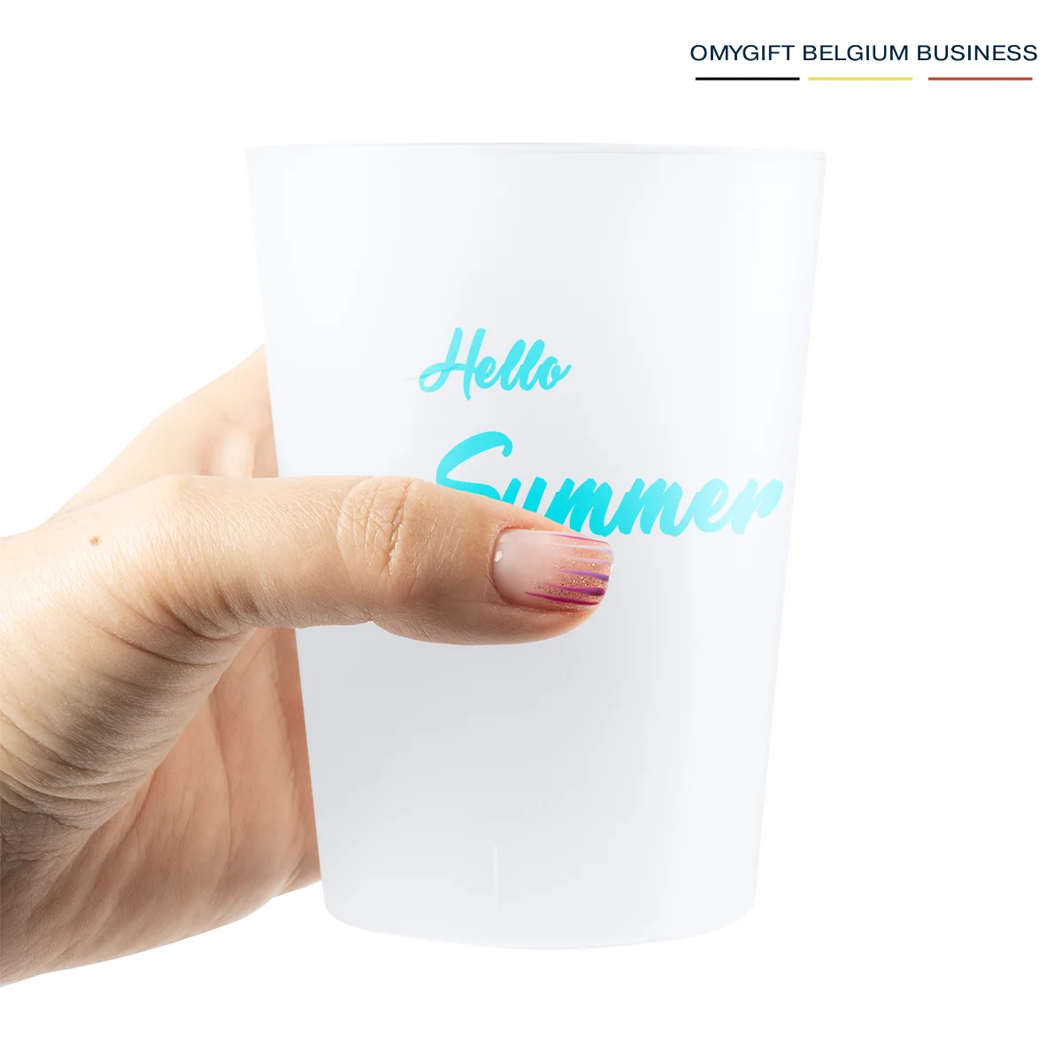 Gobelet personnalisé réutilisable en plastique PP 1 Gobelet plastique personnalisé réutilisable écologique en PP