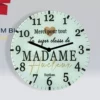 Cadeau maîtresse horloge personnalisée